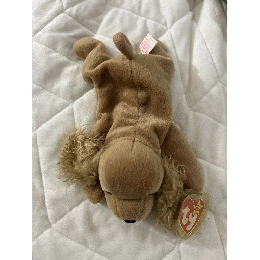 VERY RARE TY Beanie Baby‎ Spunky the Cocker Spaniel Dog 1997